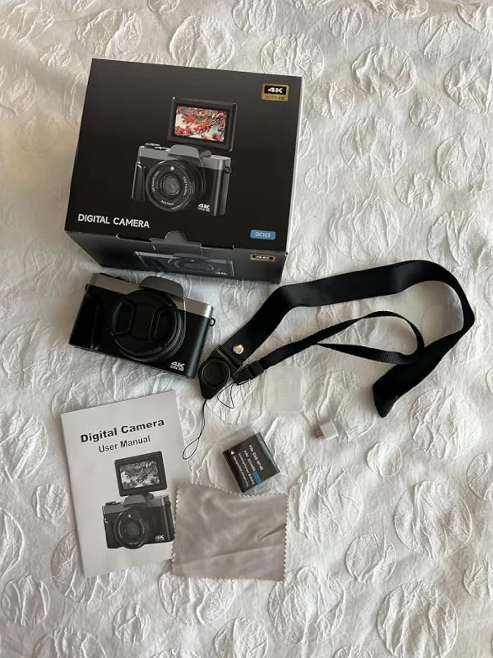 Digital Camera 4K Ultra HD - Black